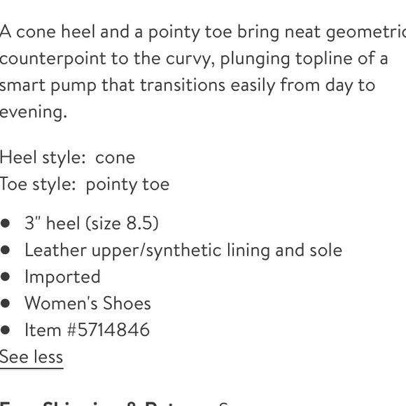 CALVIN KLEIN PUMPS SIZE 7 & 1/2 NEW - Picture 5 of 8